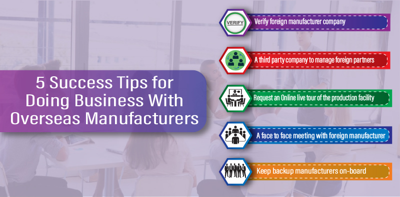 5 Successful Tips of Doing Business with Overseas Manufacturers